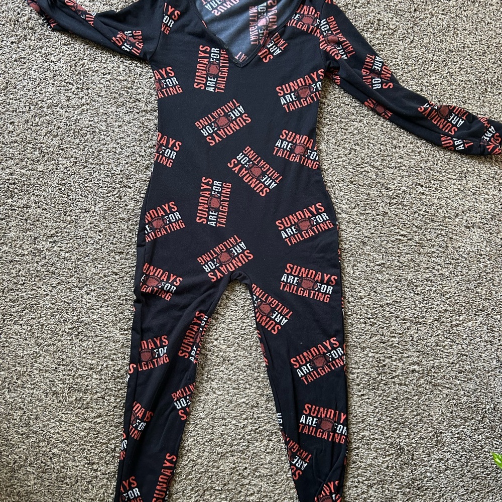 Shosho Black Bodysuit with Red Lettering